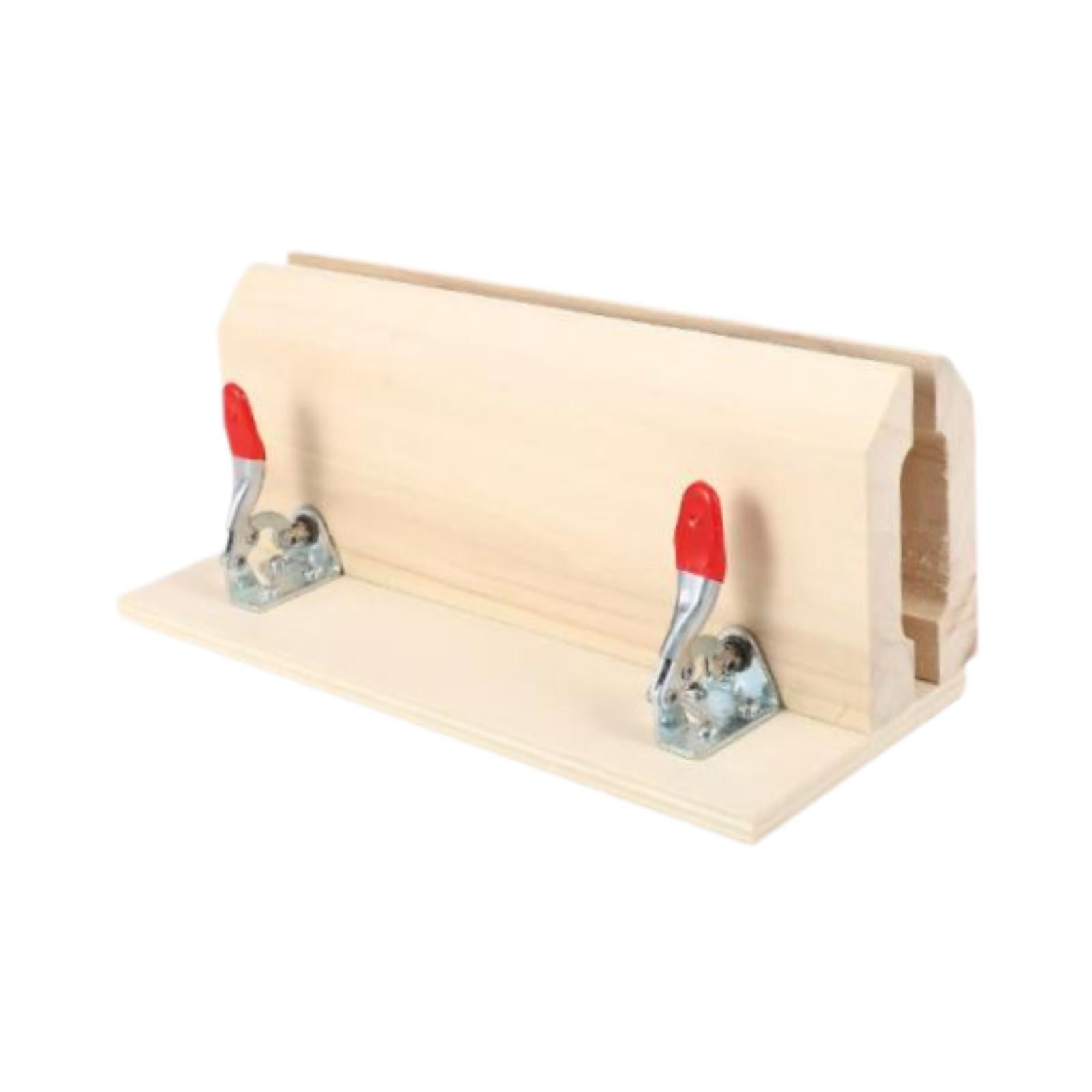Wxqbjtam Stitching Horse PU Leather Clamp Wood Belt DIY Clip DIY Craft Table Desktop Tool
