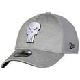 thumbnail image 1 of Punisher 819320-small-medium Skull Symbol Shadow Tech New Era 39Thirty Fitted Hat, Gray - Small & Medium, 1 of 4
