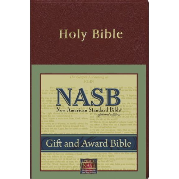Pre-Owned New American Standard Gift & Award Bible; Burgundy Imitation Leather (Hardcover) 1885217706 9781885217707
