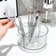 thumbnail image 4 of Estante de escritorio con 5 compartimentos, caja de agua giratoria transparente, organizador de cosméticos y belleza, gran capacidad, portalápices, estante de escritorio, alta capacidad,, 4 of 8