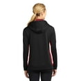 thumbnail image 3 of Sport-Tek Women's Fleece Colorblock Hooded Pullover, 3 of 3