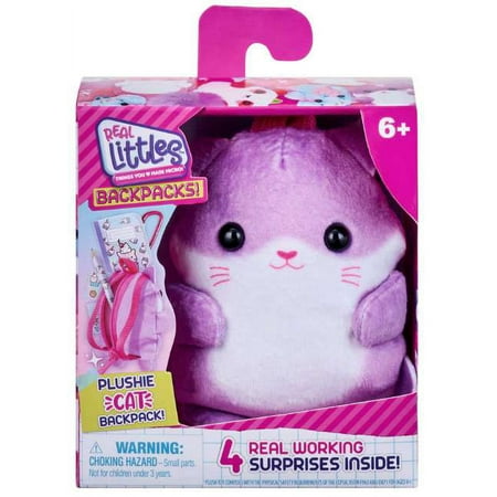 Shopkins Plushie Backpack Cat Single Pack