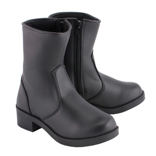 Milwaukee Leather MBL9480 Ladies Black Super Clean Riding Boots with