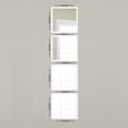 thumbnail image 2 of Lara - Tobby, 4 Pieces, White, Silver Mirror Set, 2 of 3