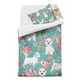 thumbnail image 2 of Schnauzer Dogs Duvet Cover and Pillowcase Set for Single Bedding, Bedroom Accessories for Kids Teens, 2 of 5