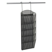 Safco 5-Pocket Black Onyx Magazine Rack