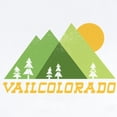 thumbnail image 2 of CafePress - Vail Colorado Mountain Sun Body Suit - Baby Light Bodysuit, Size Newborn - 24 Months, 2 of 4