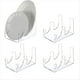 thumbnail image 1 of Soporte de Exhibición de 4 Piezas, Soporte para Platos de Porcelana de 2 Niveles, Soporte de Acrílico para Platos, Organizador Transparente para Gabinete de Cocina., 1 of 5