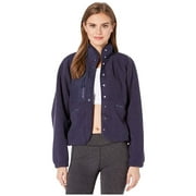 Free People Women's Hit The Slopes Jacket Blue Size Large