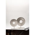 thumbnail image 3 of Harris Sculpture Chrome Metal L)14.5 x 4 x 17.5  S)12 x 4 x 15"Ht. Modern Style, 3 of 8