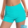 thumbnail image 2 of HCNTES Women's Board Shorts Swimswear Bottoms Tankini Swim Bathing Briefs Swimsuit Boardshorts Beach Trunks with Liner(Mint Green,XXL), 2 of 6
