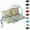 Beige, variant on Outdoor Loveseat Cushion Set, 48" x 24" Waterproof Patio Furniture Cushions with Removable Cover, Ties and Hidden Zipper, Patio Love Seat Sofa Cushions（Khaki）