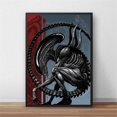 thumbnail image 3 of Alien Science Fiction Movie Astronaut Space Posters and Prints Wall Art Canvas Painting Picture Room Horror Home Decoration, 3 of 5