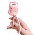 thumbnail image 3 of Rizadores de pestañas con calefacción, rizador de pestañas con calefacción, rizador de pestañas eléctrico, rizador de pestañas recargable, rizador de pestañas con calefacción de mano (rosa), 3 of 5