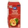 thumbnail image 2 of Great Value Orange Peach Mango 100% Juice & Purée Blend from Concentrate and Other Ingredients, 2 of 5