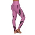 thumbnail image 4 of Effete Feline Claw Marks Scratch High Waist Yoga Leggings (AOP), 4 of 4