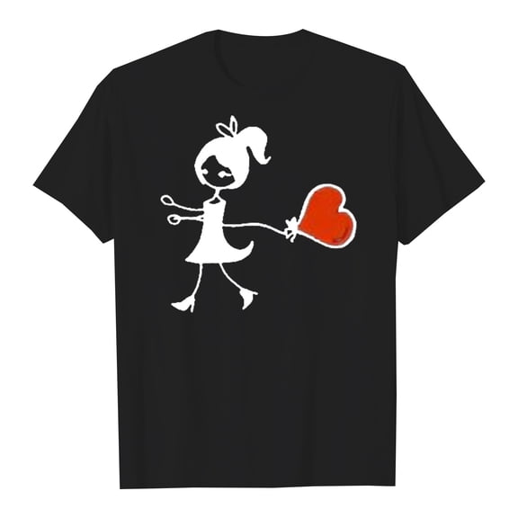 ZHOUCHANKIDS Valentines Day Matching Couples T Shirts Interactive Tees With Sayings And Cute Designs For Anniversary Date Night Ideas Black L