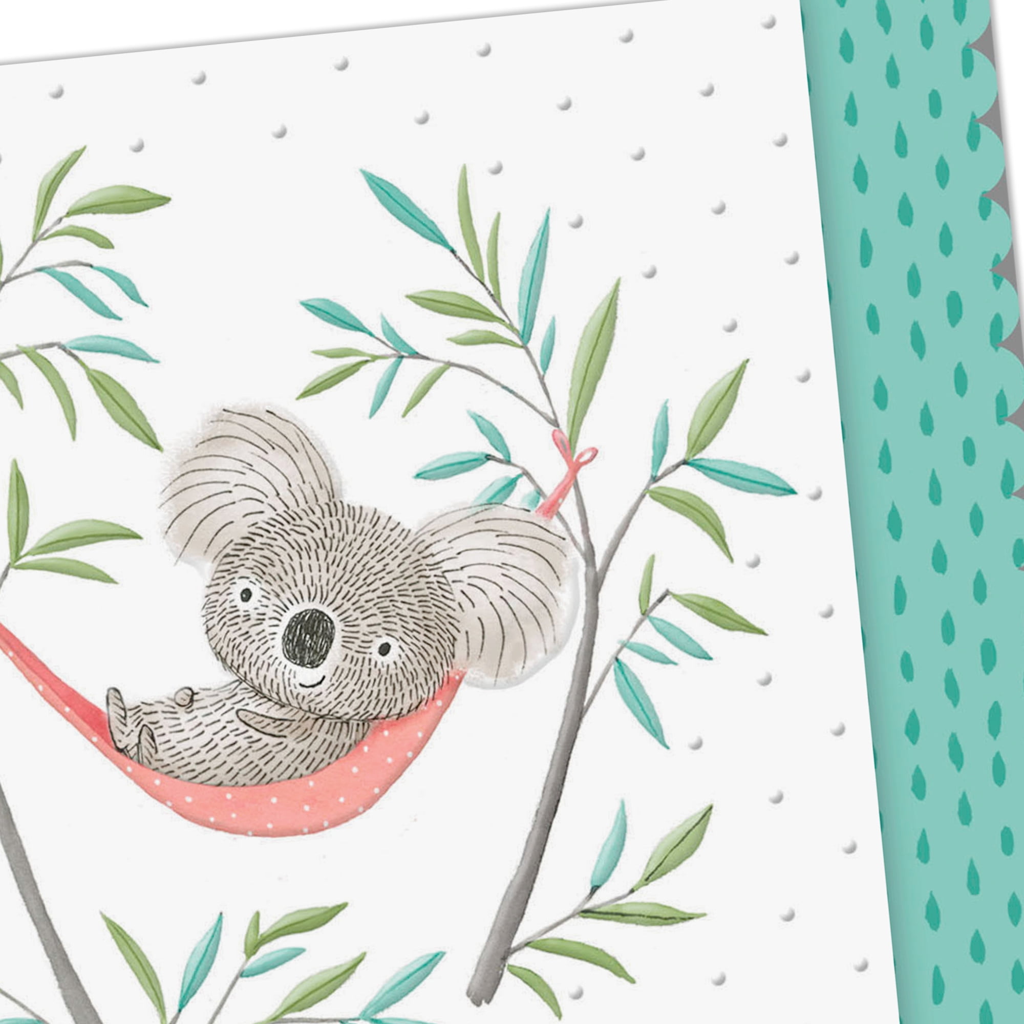 Hallmark Get Well Card (Take It Easy Koala Bear)