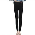 thumbnail image 3 of LSLJS Christmas Fleece Lined Leggings Women Winter High Elastic Waist Workout Pants Casual Comfy Christmas Wine Glass Graphic Athletic Thermal Leggings, S-2XL, 3 of 3
