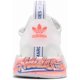 thumbnail image 3 of Ad-id-as NMD_R1 White Orange Blue Graffiti STLT Primeknit FV7852 Men 9 Boost Shoes, 3 of 6