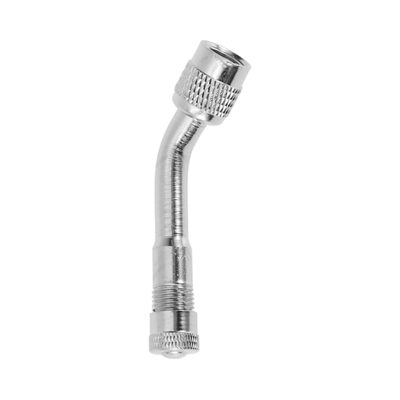 1pc 53mm Tire Valve Extension Universal Chrome Plated Copper 135 Degree Tyre Valve Stem Extender for Car Motorcycle RV Truck Bike