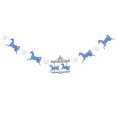 thumbnail image 2 of Banderines de fieltro de 3 metros, , bandera, de bienvenida al bebé, decoraciones colgantes para Macarena bandera de fieltro de caballo, 2 of 8