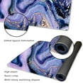 thumbnail image 2 of Extended Gaming Mouse Pad XXL ArtSo Large Keyboard Mat Long Mousepad Desk Decor Writing Pad Non Slip Rubber Base Stitched Edges for Work, Game, Office, Home, 35.1" x 15.7" , Purple Marble, 2 of 6