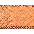 thumbnail image 1 of Ahgly Company Indoor Rectangle Oriental Orange Traditional Area Rugs, 2' x 4', 1 of 1