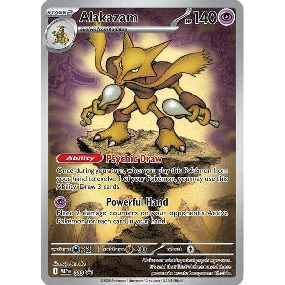Pokemon ME01: Mega Evolution Promo Alakazam MEP009