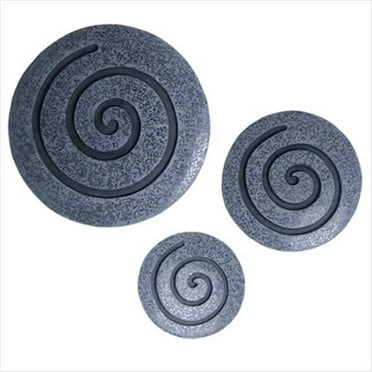 Screen Gems SGS-3677 30 in. x 28 in. Sandstone Fine Polished Round Wall Decor -Pack of 2
