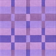 thumbnail image 1 of Ahgly Company Machine Washable Indoor Square Transitional Violet Purple Area Rugs, 6' Square, 1 of 7