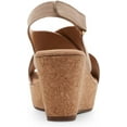 thumbnail image 3 of Clarks Women's Annadel Eirwyn Wedge Sandal 9 Wide Sand, 3 of 7
