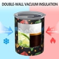 thumbnail image 2 of 12oz Coffee Tumblers Multicolor Controllers Games Text Black Pattern Stainless Steel Vacuum Insulated Travel Tumbler Coffee Cups Mug with Lid and Straw with Cleaning Brush for Cold & Hot Drinks, 2 of 5