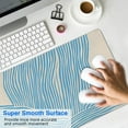 thumbnail image 4 of "Enhance Workspace Style: Topographic Pattern Desk Mat Mouse Pad, Extra Large with Non-Slip Rubber Base - A Chic Desk Decor Accessory", 4 of 7