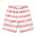 thumbnail image 2 of Liyamei Boys Color Print Athletic Shorts with Drawstring for Summer Size 2-14,Pink, 2 of 4