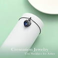 thumbnail image 3 of Heart Cremation Jewelry Butterfly Urn Necklace Ashes Birthstone Heart Keepsake Urn Pendant Necklace for Ashes Memorial Ashes Locket for Women Men, 3 of 7