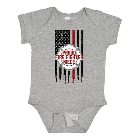 

Inktastic Proud Firefighter Niece Gift Baby Girl Bodysuit