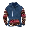 thumbnail image 2 of Sudadera con capucha para hombre, moda, estampado de movimiento, sudadera con capucha, blusa, blusa de poliéster para hombre, 2 of 3