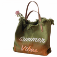 thumbnail image 2 of Handbag Beach Bag Travel Bag Simple Tassel Bag Mother Bag Large Capacity Shoulder Bag-SinKeeU, 2 of 4