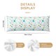 thumbnail image 3 of Balery Gold Stars Blue Dots Pattern Funda Protectora para Almohada Corporal de Algodón Hipoalergénico con Cierre(55 x 21 pulgadas), Almohadas No Incluidas, 3 of 7