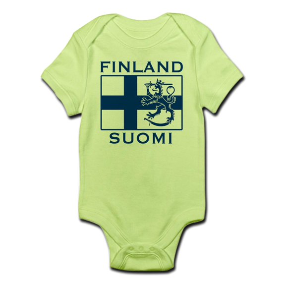 CafePress - Finland Suomi Flag Infant Bodysuit - Baby Light Bodysuit