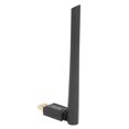 thumbnail image 1 of 5,3 Adaptateur, 100M Sans Perte Transmission Externe 4dBi Antenne Haut Gain Adaptateur USB pour Ordinateur, 1 of 8