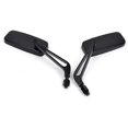 thumbnail image 2 of Espejo retrovisor LIUYMXG rectangular negro para motocicleta 8 mm/10 mm, 2 of 5
