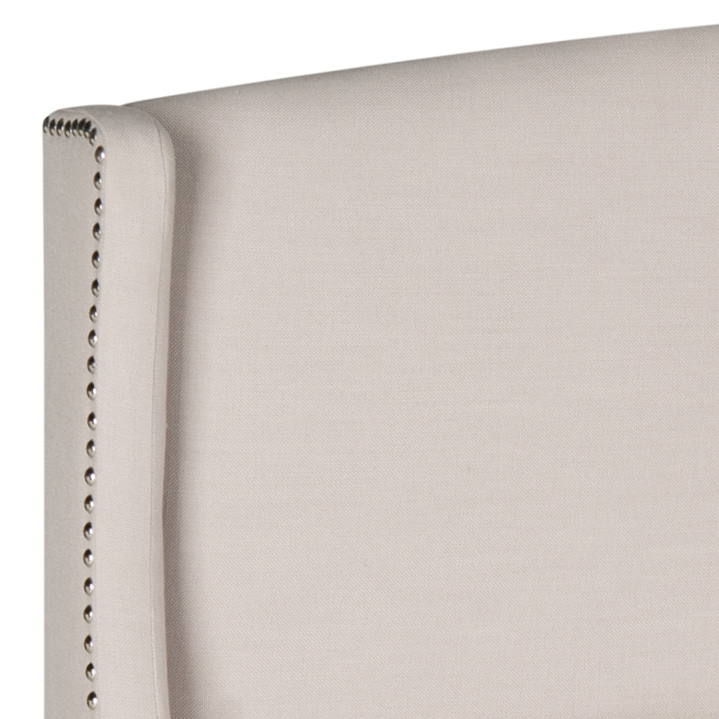 SAFAVIEH Austin Modern Winged Upholstered Headboard, Queen, Taupe