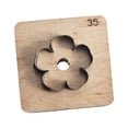 thumbnail image 2 of Troquel de corte de cuero con flores para manualidades, plantilla fácil de usar, manual para álbumes de recortes 35mm, 2 of 9