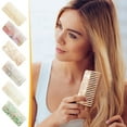 thumbnail image 1 of Peine retro para desenredar - Peine de peinado finos para cabello liso, reduce la caída y las puntas abiertas, 1 of 4