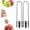 B, variant on Corer Seed Remover Tool, 2026 Upgraded Multifunctional Stainless Steel Pepper, Pineapple, Pear, Apple Corer Tool - Ergonomic Handle, Vegetables and Fruit Kitchen Utensils