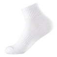 thumbnail image 2 of 12 Pairs Cushion Quarter Socks with Arch Support Cotton Unisex Athletic Sports Workout Running Comfort Sweat-absorbing Anti-Slip Comfy Value Pack, 2 of 3
