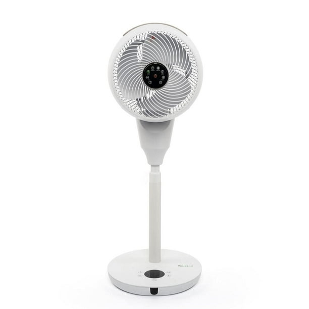 Meaco MeacoFan 1056P Circulador de aire de pedestal: potente, eficiente energéticamente, ventilador de pedestal silencioso para dormitorio, hogar y oficina, oscilante, con control remoto