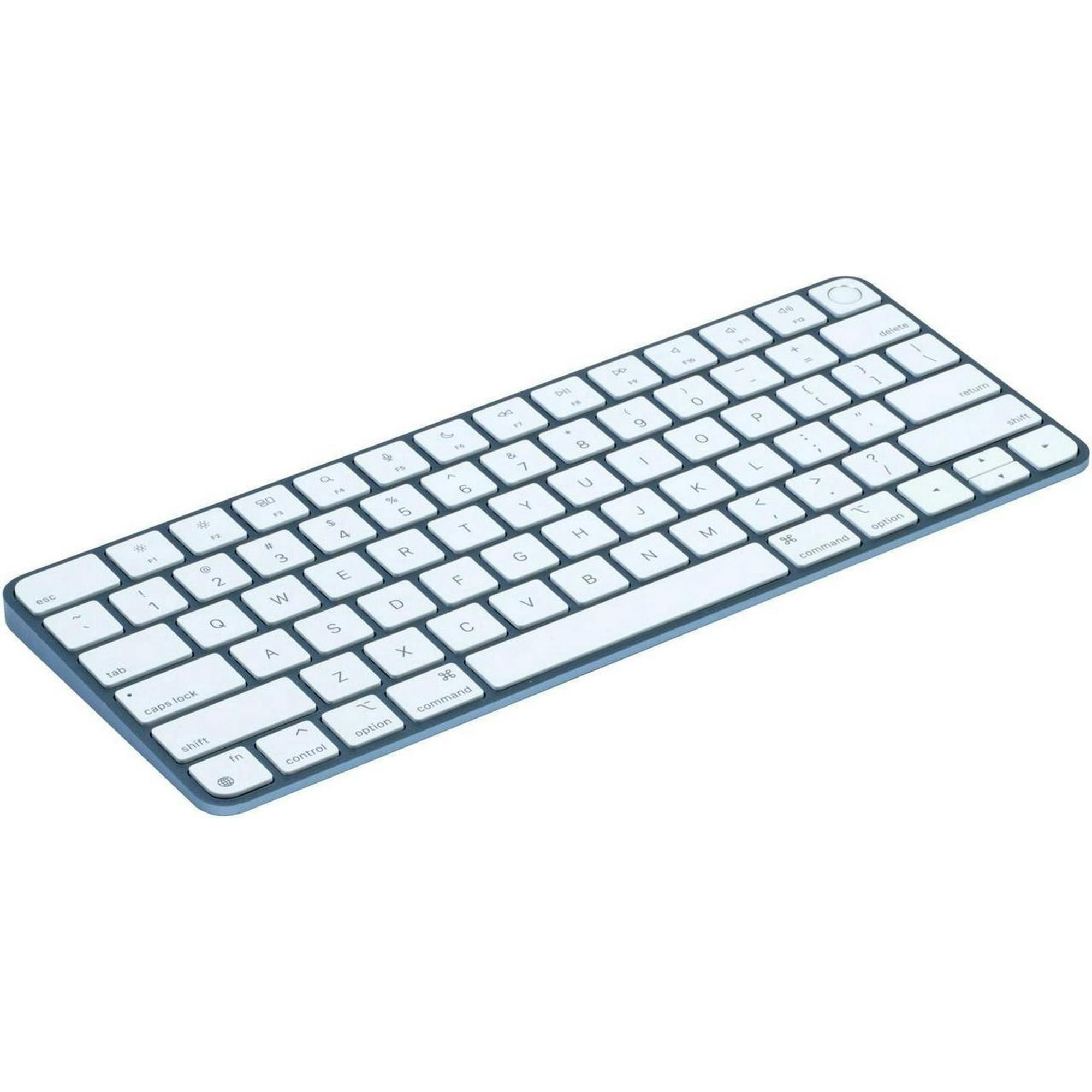Restored Apple Magic Keyboard with Touch ID for Mac Models Silicon (QWERTY English) Blue (Refurbished)
